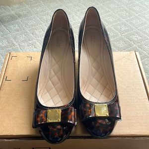 Cole Haan Bow Wedge Tortoise